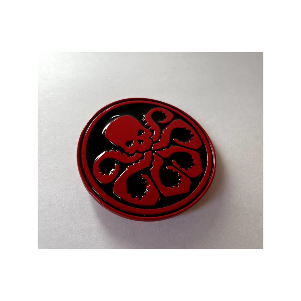 Red Skull Belt Buckle Hydra Captain America Marvel Universe Unisex - Picture 9 of 10